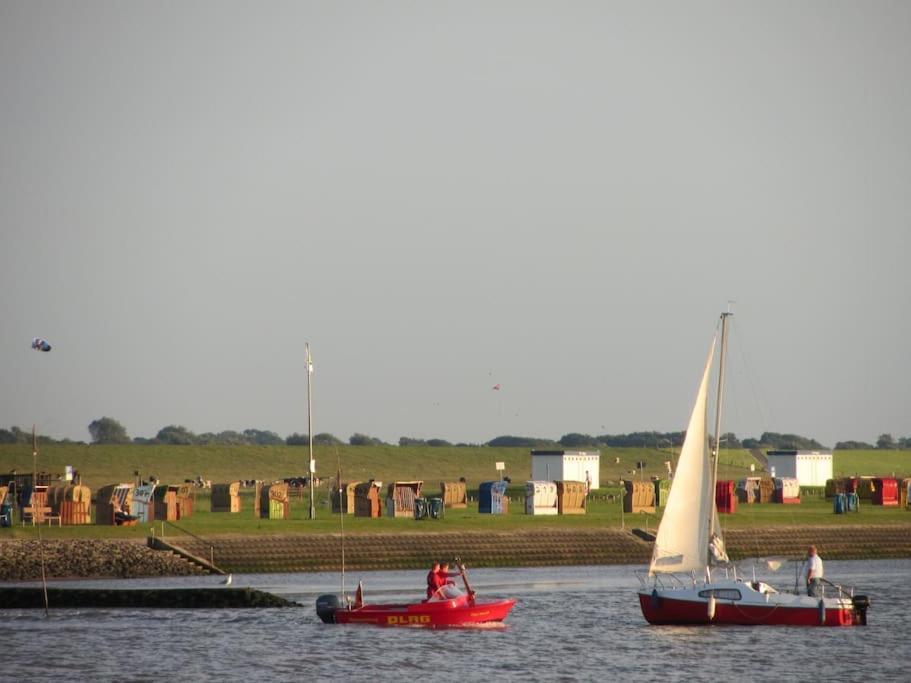 Nordsee Und Natur. Gemuetliche Fewo Mit Deichblick Дорум Нойфелд Екстериор снимка